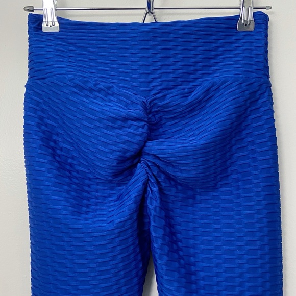 TikTok Butt Leggings Royal Blue Small - Picture 4 of 11
